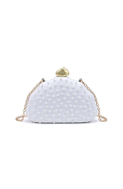 Urban Expressions Valerie Evening Bag In Ivory