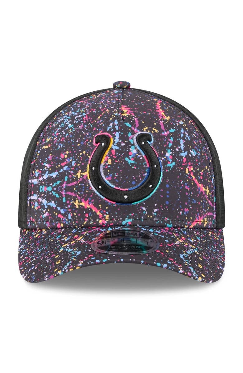 New Era Men's New Era Black Indianapolis Colts 2025 NFL Crucial Catch 9FORTY Adjustable Hat, Alternate, color, 