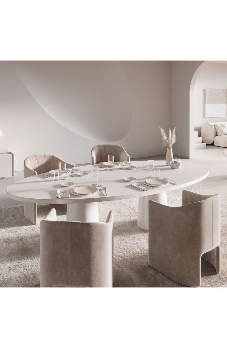 Villeroy & Boch NewMoon beige Oversized Dinner Plate, Alternate, color, Beige