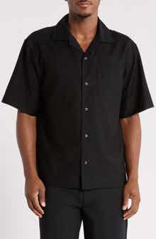 Espino Virgin Wool Blend Camp Shirt