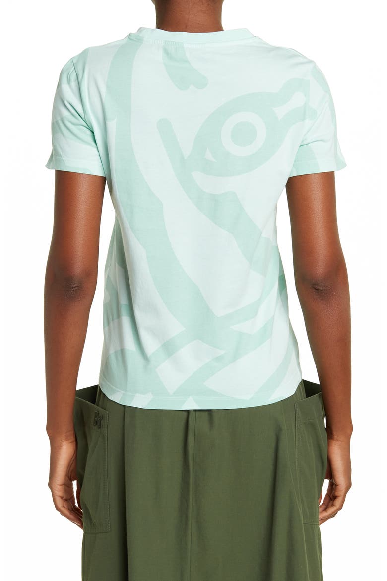 Abstract Print T-Shirt, Alternate, color, MINT