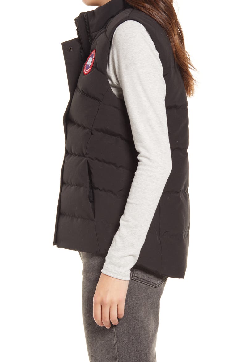 Freestyle Water Resistant 625 Fill Power Down Vest, Alternate, color, BLACK