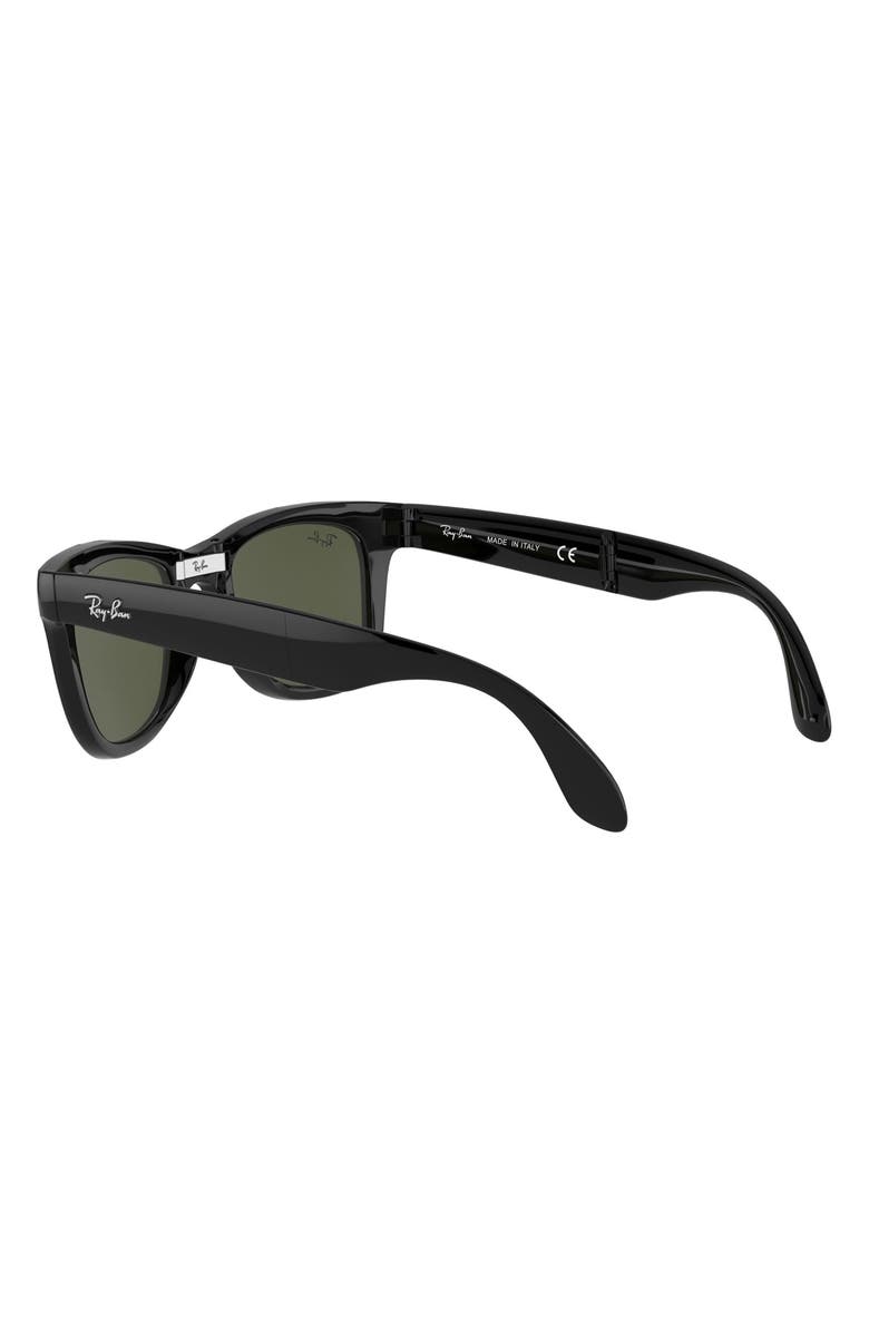 Ray-Ban Wayfarer 50mm Folding Sunglasses, Alternate, color,