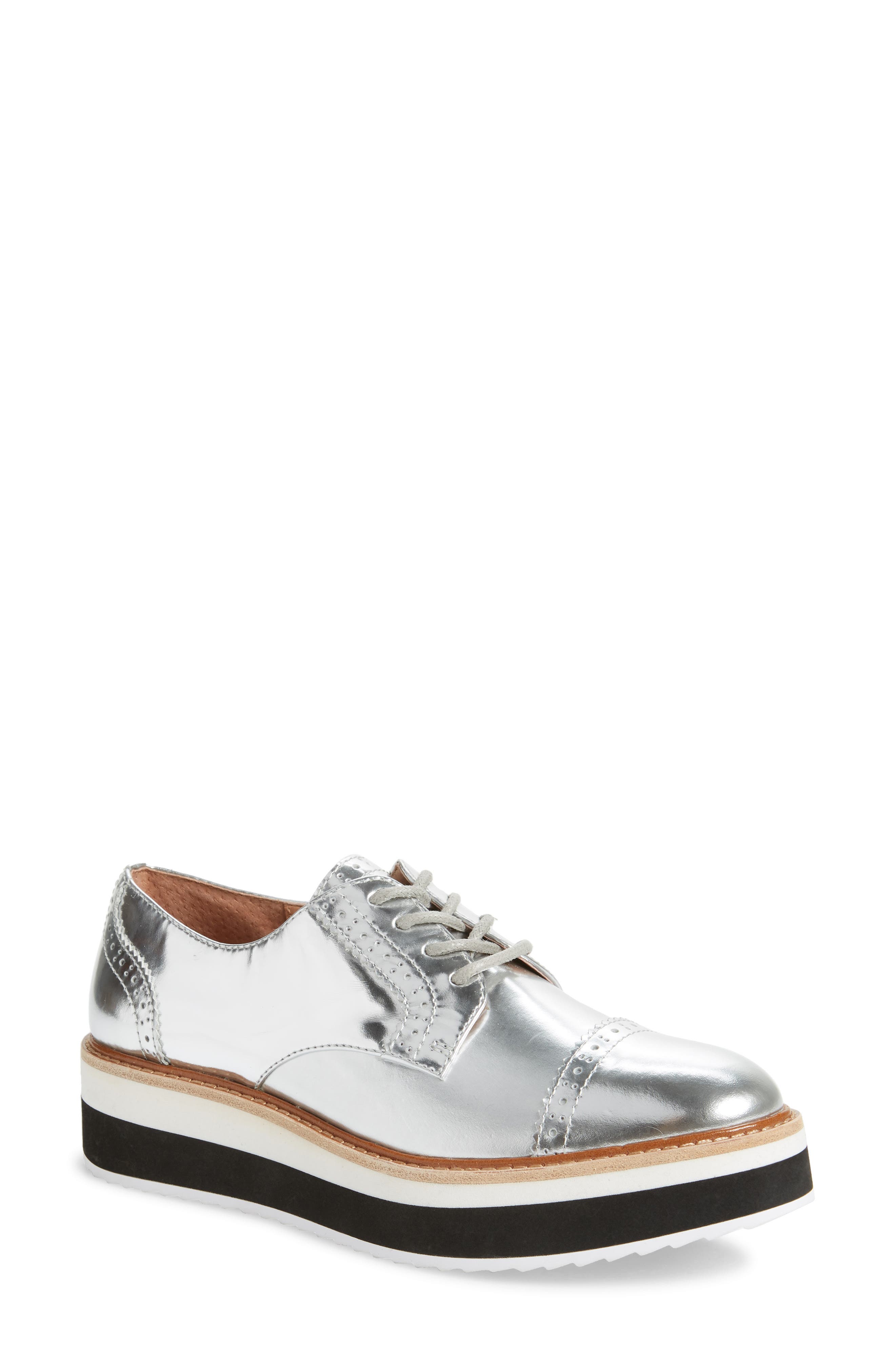 Halogen<sup>®</sup> x Atlantic-Pacific Gabriela Flatform Derby, Main, color, 