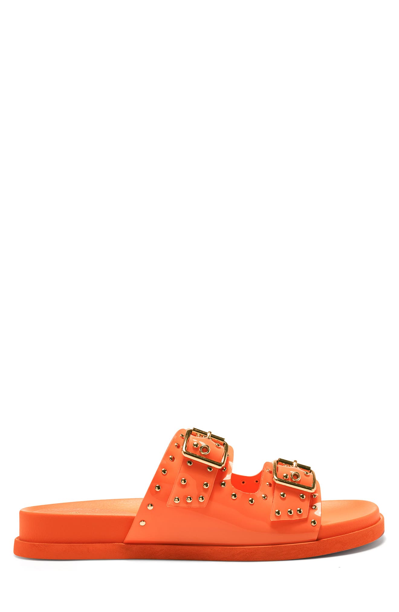 Two-Band Slide Sandal, Alternate, color, COVE CORAL