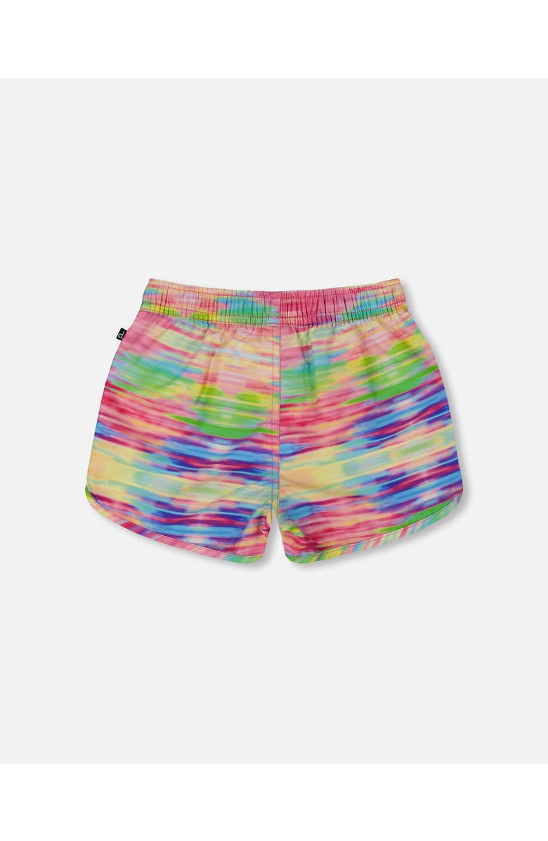 Deux par Deux Little Girl's Printed Swim Shorts Multicolored, Alternate, color, 