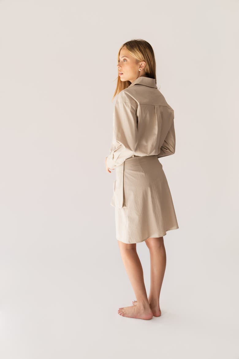 Lea Dress, Alternate, color, Beige