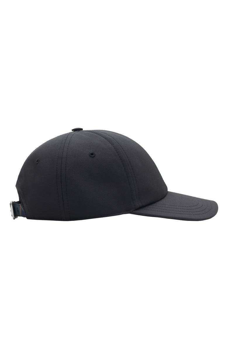 Burberry Shield Embroidered Adjustable Baseball Cap, Alternate, color, Midnight