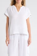 Splendid Saint Tropez Gauze Top