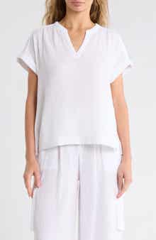 Splendid Saint Tropez Gauze Top