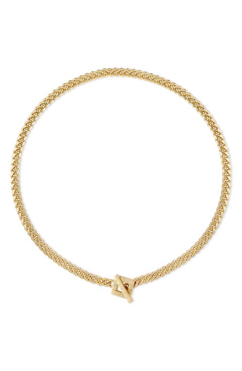 Signore T-Bar Chain Necklace