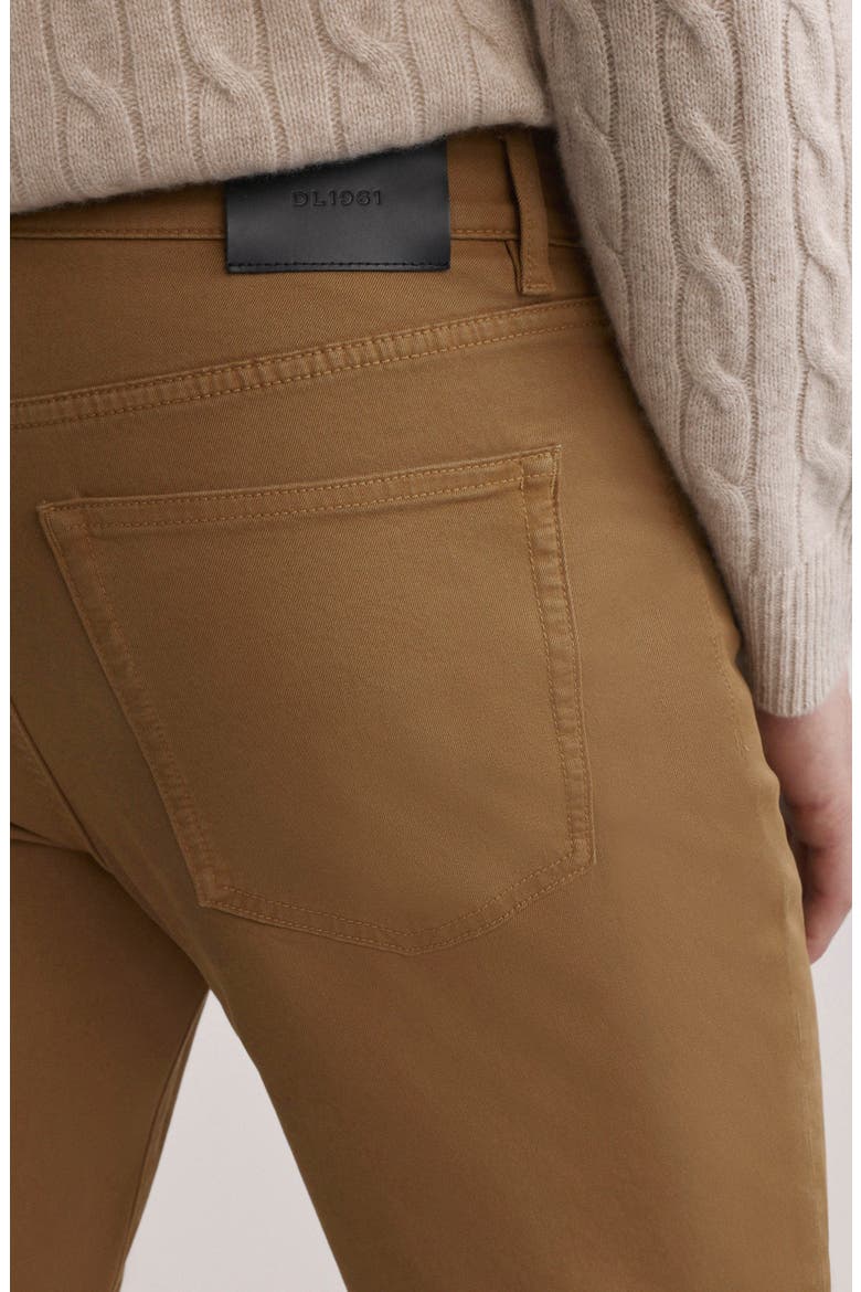 Russell Slim Straight Jeans, Alternate, color, BRASS