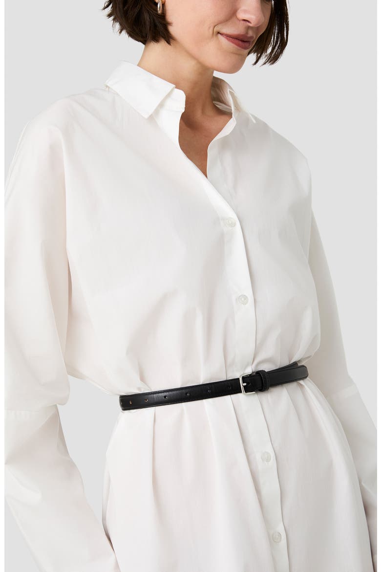 Cambria Cotton Maxi Shirtdress, Alternate, color, WINTER WHITE