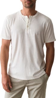 Marine Layer Short Sleeve Hemp & Cotton Henley