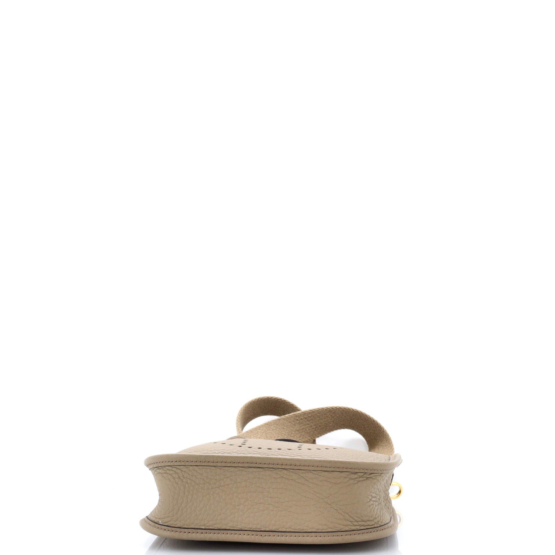 Pre-Owned Hermes Evelyne Bag Gen III Clemence TPM, Alternate, color, Beige Marfa