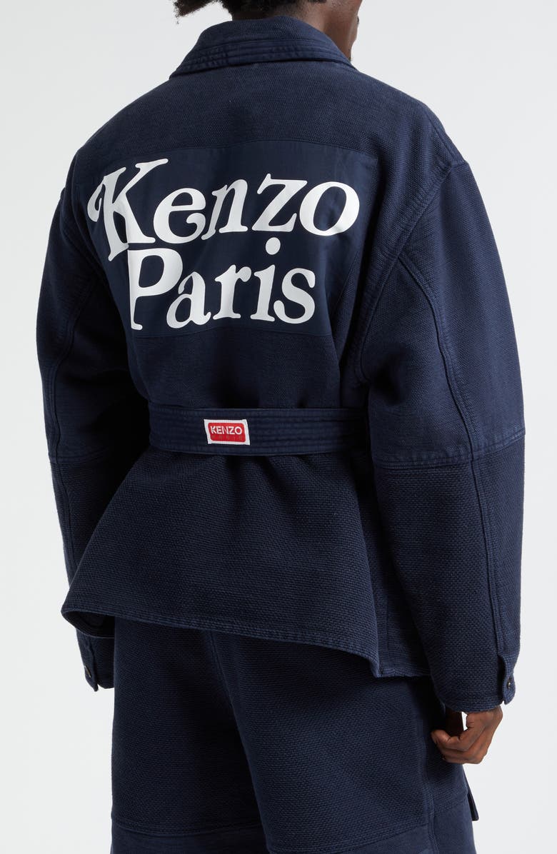 KENZO Verdy Logo Cotton Judo Jacket | Nordstrom