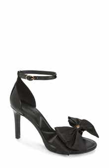 KARL LAGERFELD PARIS Kenz Rhinestone Bow Sandal