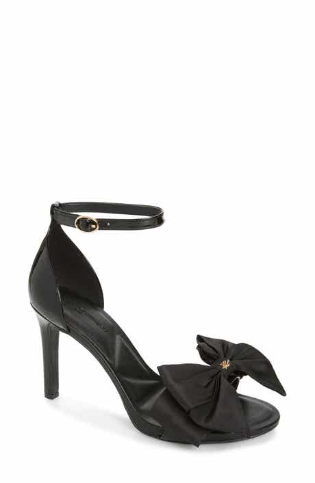 KARL LAGERFELD PARIS Kenz Rhinestone Bow Sandal