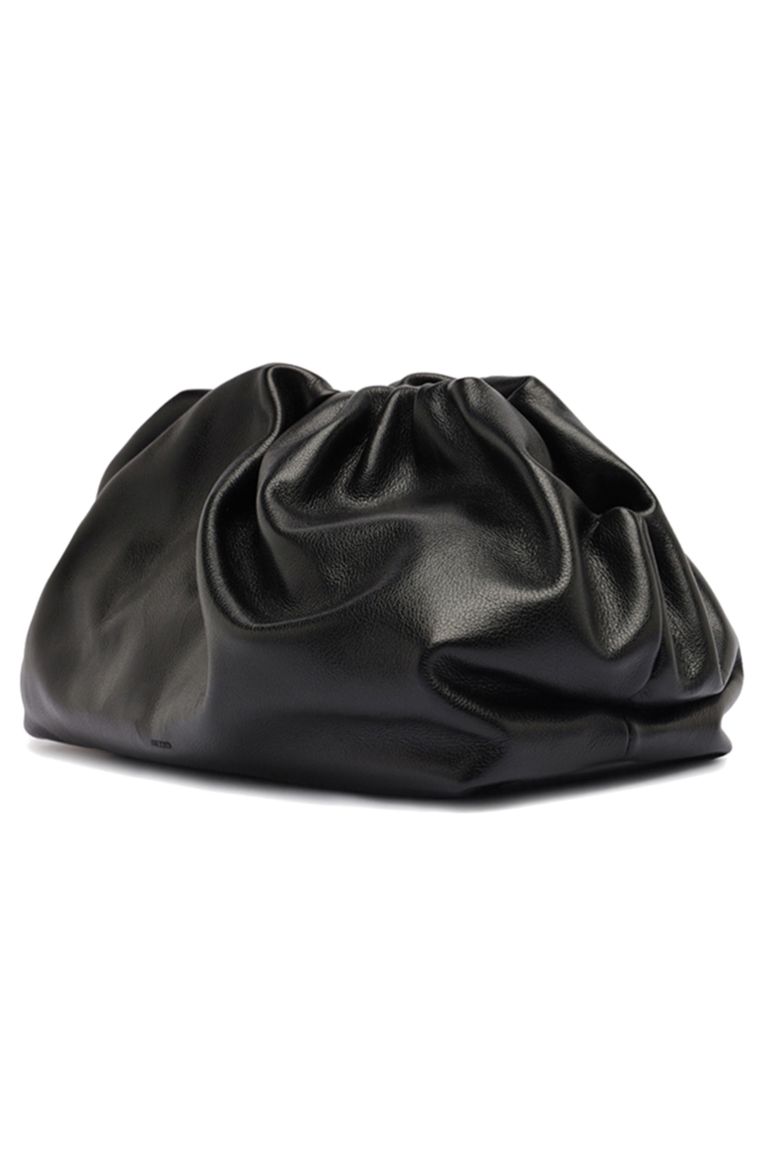 Arezzo Elizabeth Small Leather Clutch, Alternate, color, 