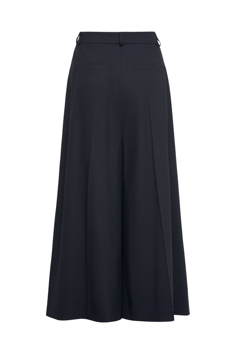 Trousers Skirt In Cool Wool, Alternate, color, Black