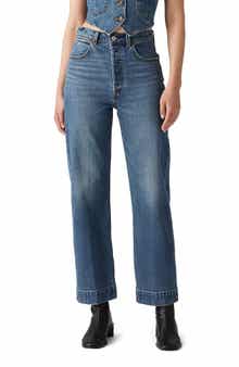 Levi's Ribcage Tailored High Waist Ankle Straight Leg Jeans