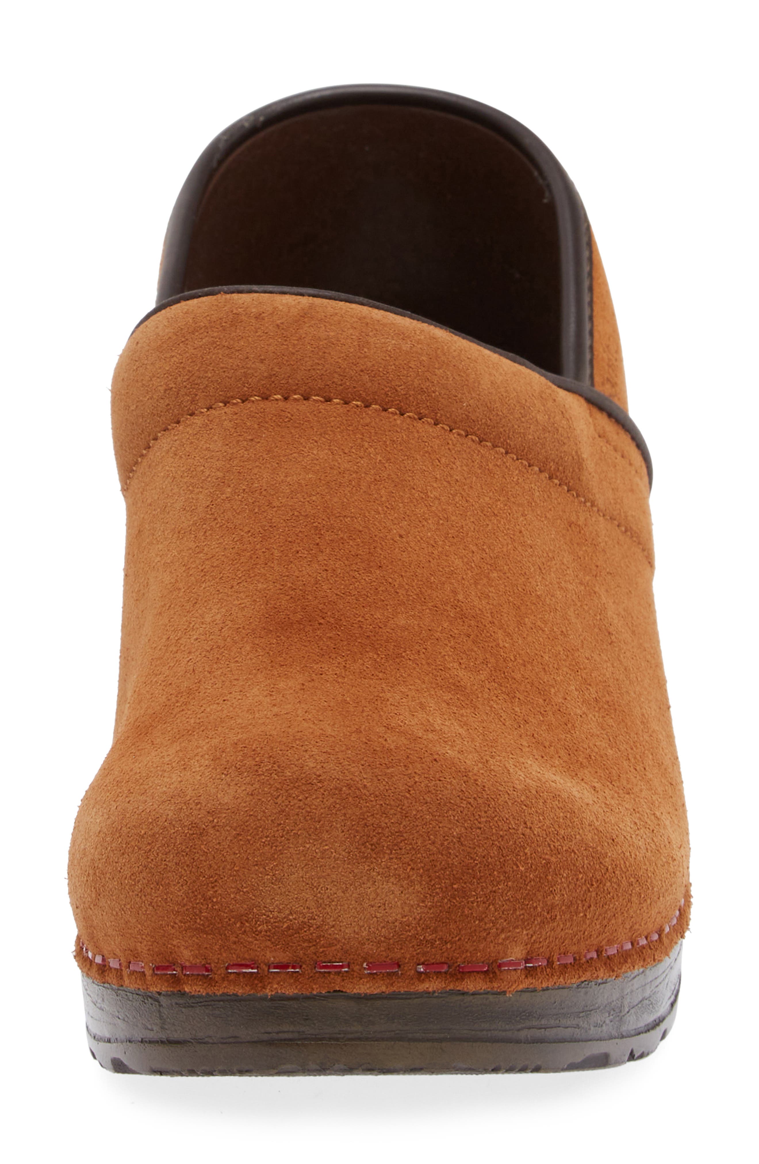 Nina Clog, Alternate, color, COGNAC