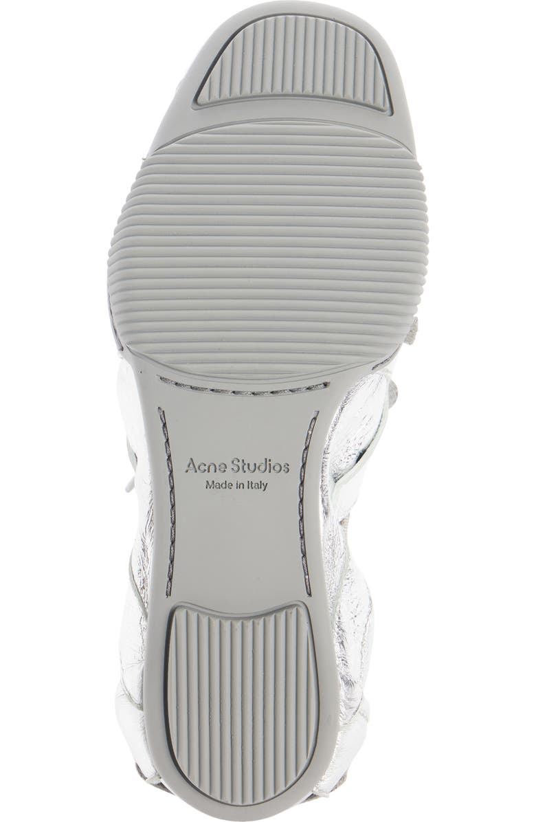 Acne Studios Bilaria Metallic Leather Low Top Sneaker, Alternate, color,