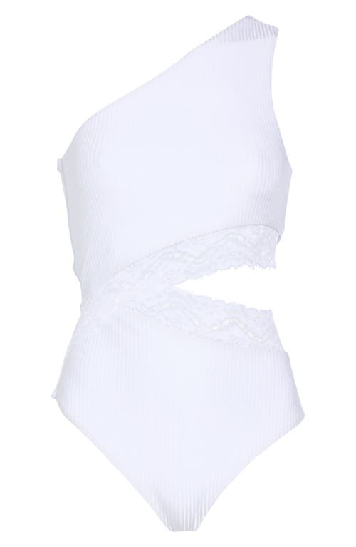 BEACH RIOT BEACH RIOT CELINE LACE ONE-PIECE SWIMSUIT