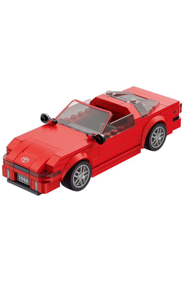 Brickcraft Toyota Supra Now & Then Building Set, Alternate, color, Brown