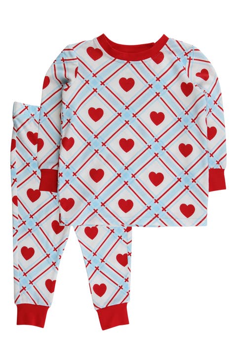 Kids
 Blue Sweetheart Print Two-Piece Pajamas (Baby 
Toddler)