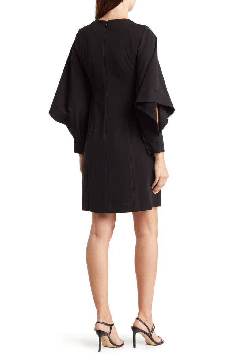 Cutout Keyhole Sheath Dress, Alternate, color, BLACK
