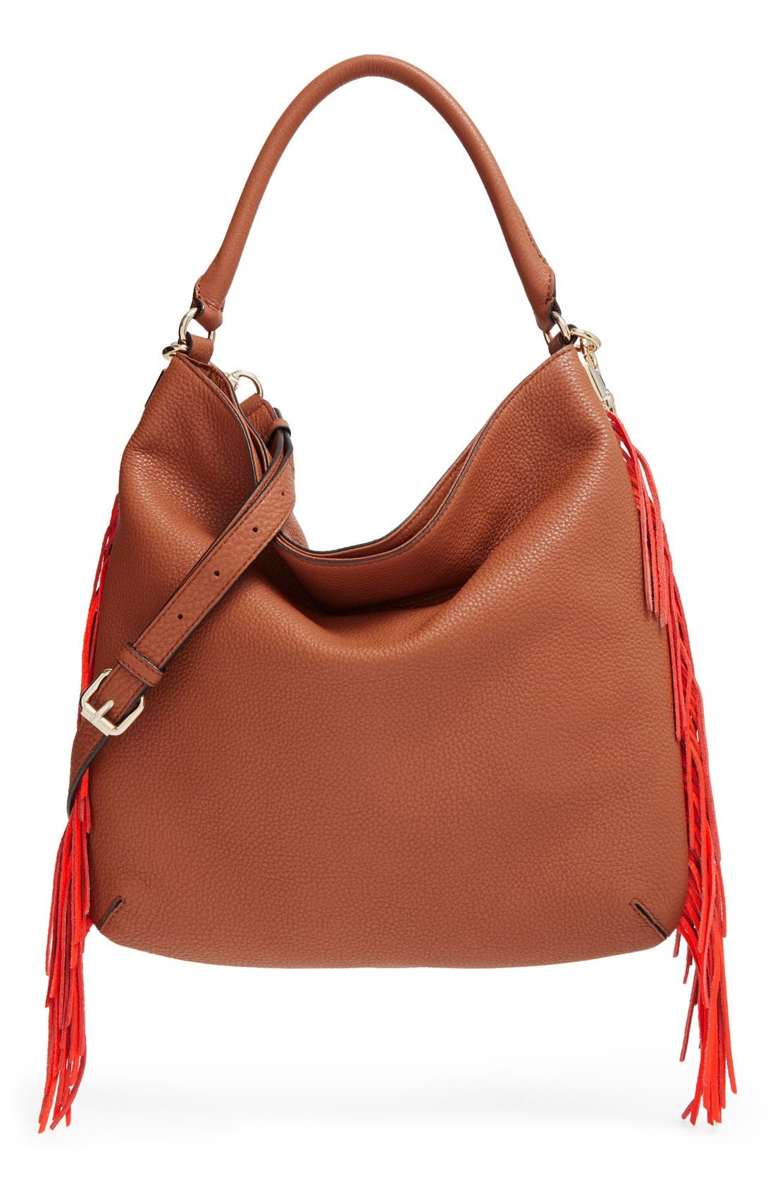 'Clark' Hobo, Main, color, ALMOND/ RED/ LIGHT GOLD HRDWR