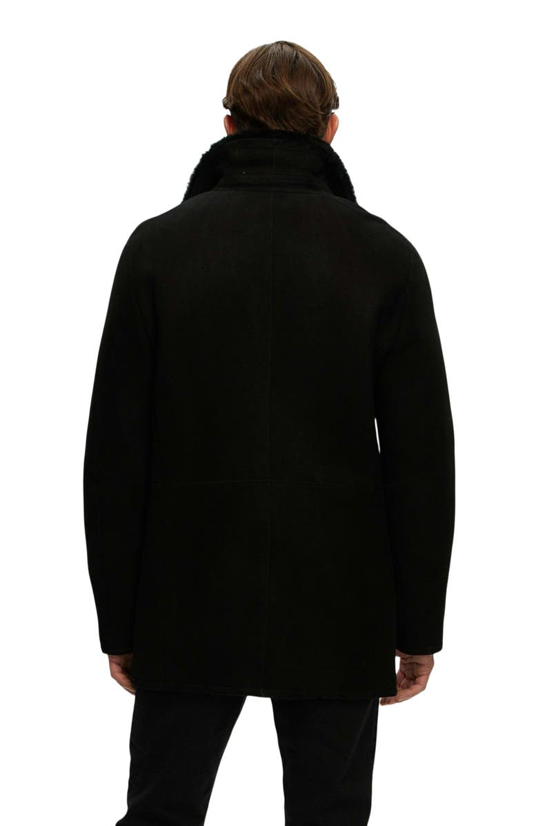 GORSKI Shearling Lamb Jacket, Alternate, color, Black