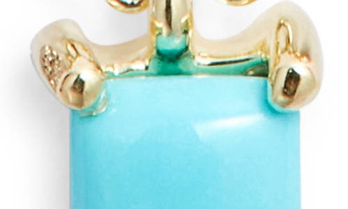 Meira T Turquoise & Diamond Necklace In Yellow