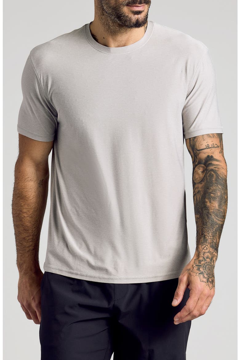 Active Trim Fit Performance T-Shirt, Main, color, HEATHERLIGHTGRAY