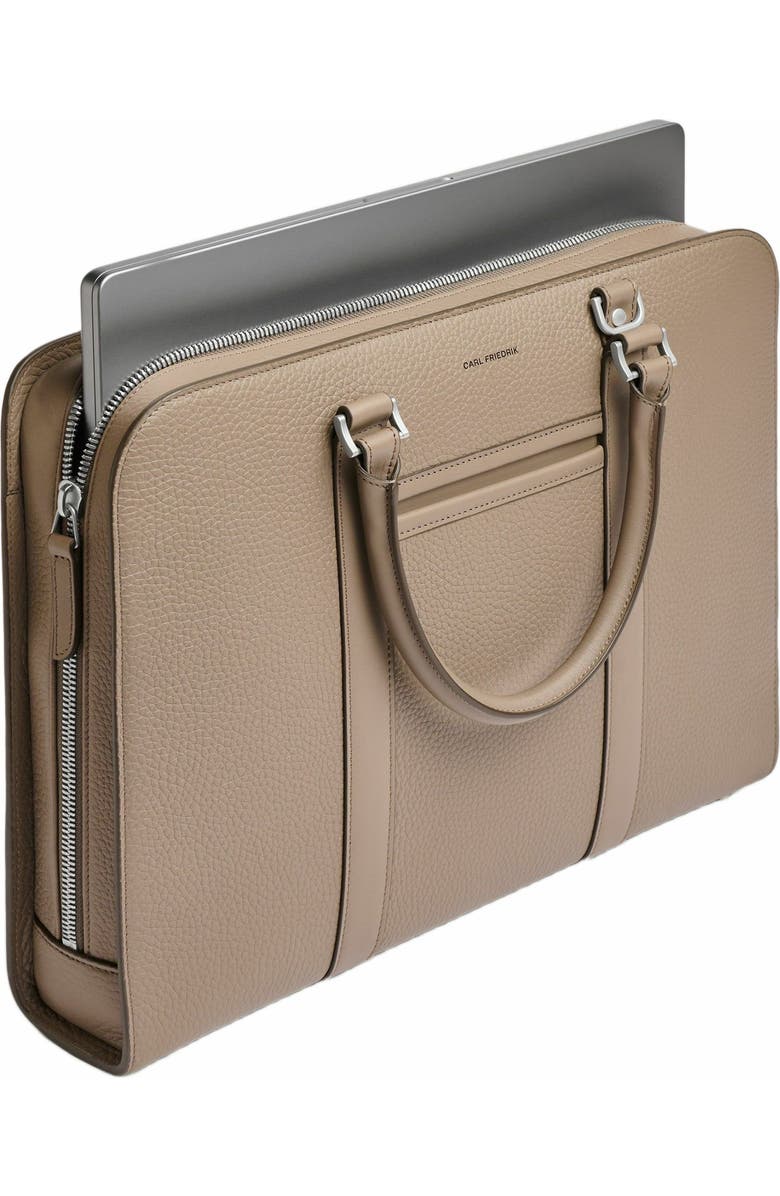 Carl Friedrik Palissy Briefcase, Alternate, color, Taupe