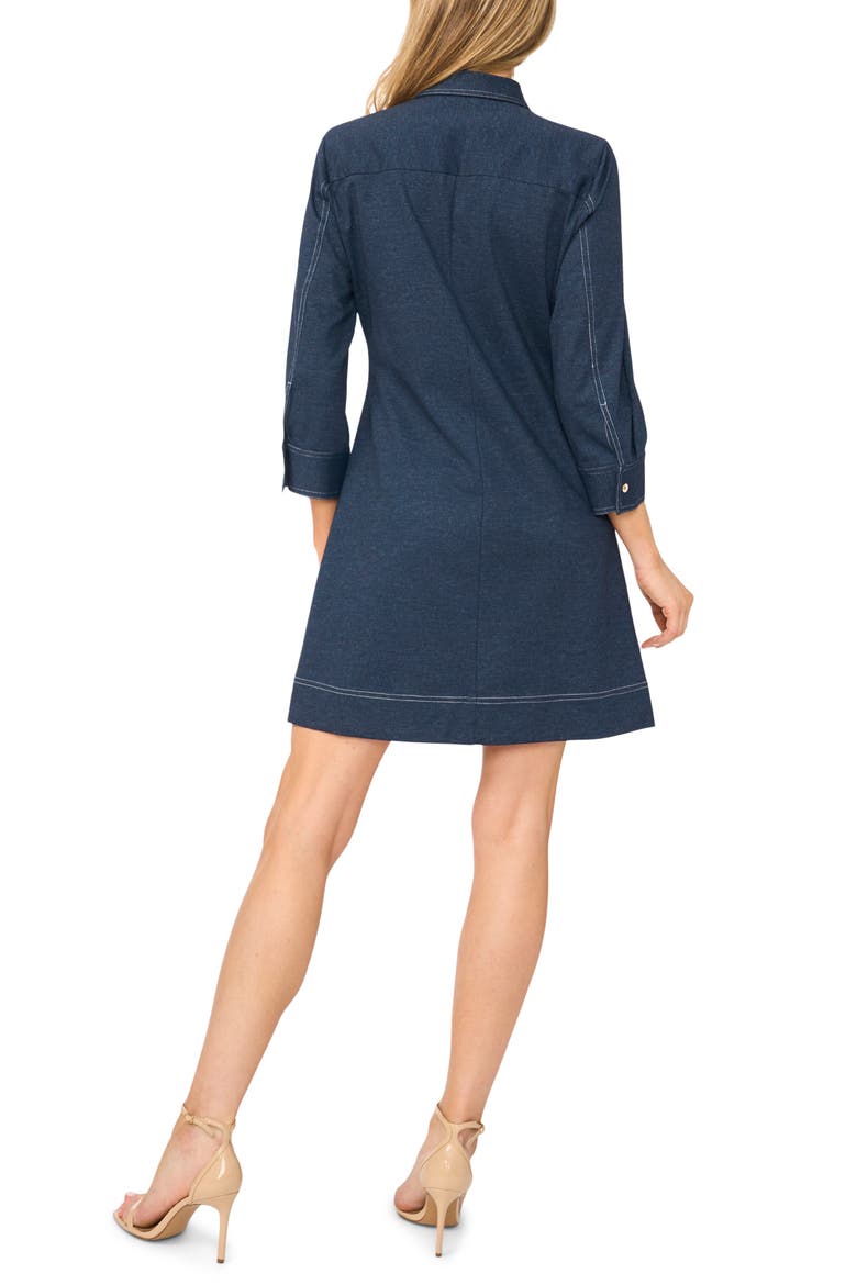 Denim Dress, Alternate, color, INDIGO NAVY