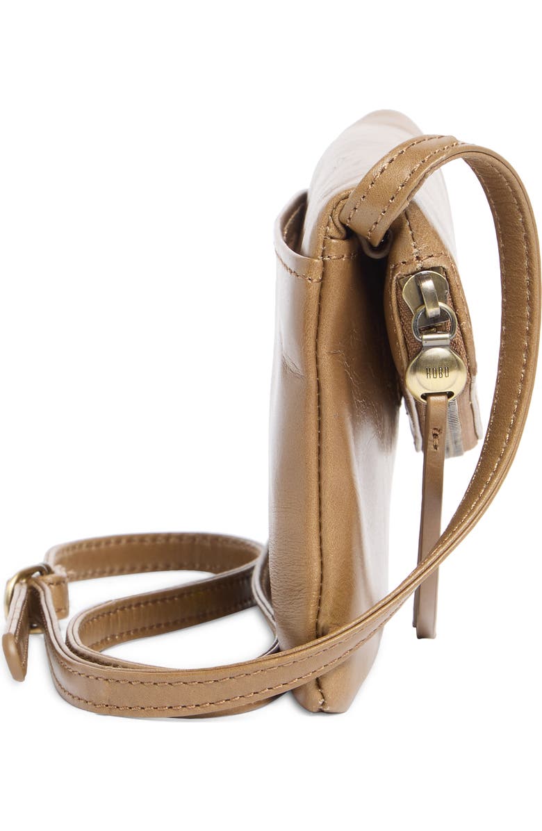 HOBO Wink Leather Crossbody Bag, Alternate, color, Mink