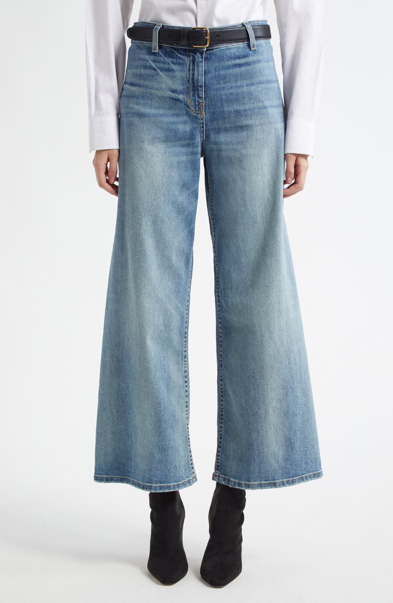 Nili Lotan Megan Wide Leg Jeans, Main, color, Summer Wash