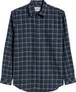 Carhartt Work In Progress Widmark Plaid Flannel Button-Up Shirt