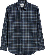 Carhartt Work In Progress Widmark Plaid Flannel Button-Up Shirt