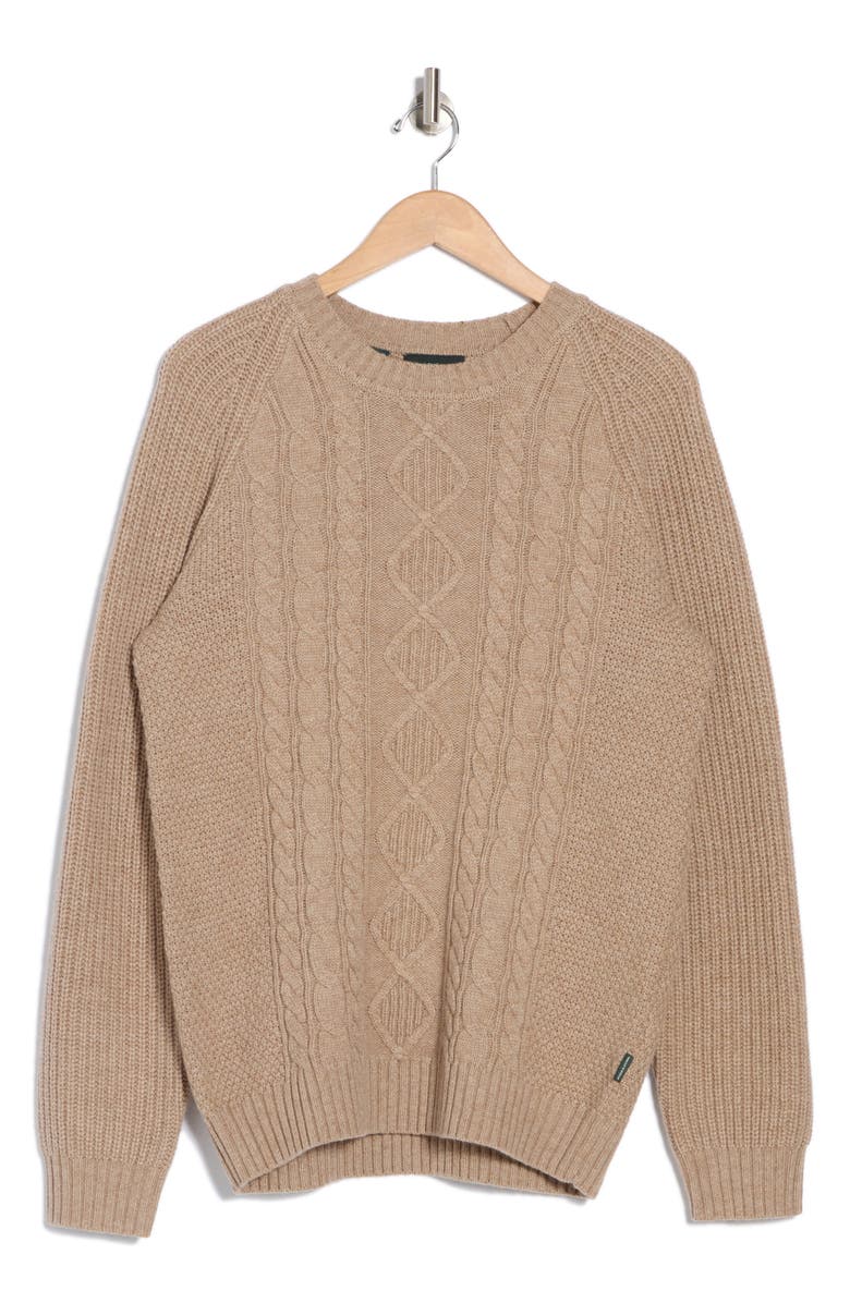 Rodd & Gunn Jacobs Town Cable Stitch Sweater, Alternate, color, Oatmeal