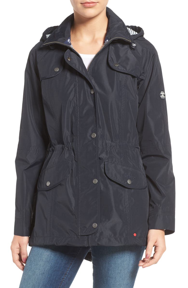 Barbour Trevose Waterproof Hooded Jacket, Main, color, 