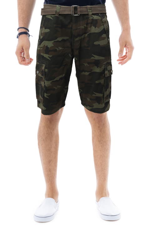 Belted Cargo Shorts