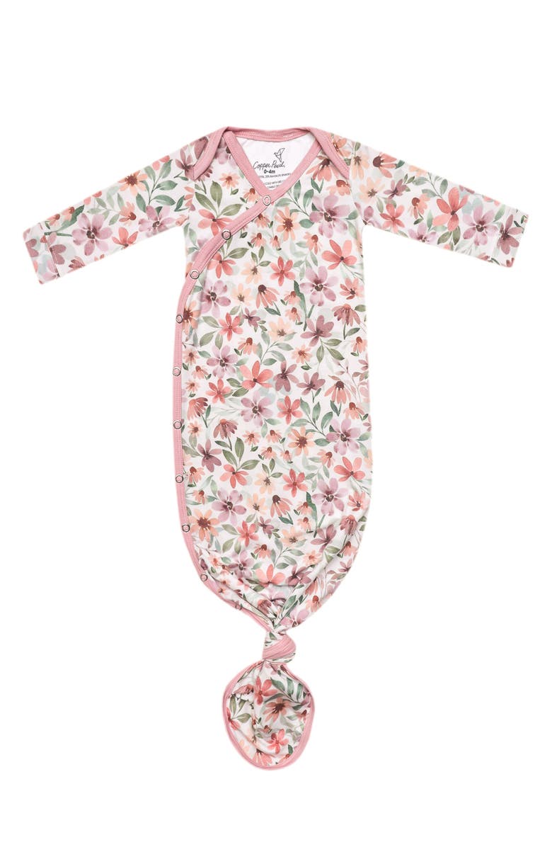 Copper Pearl Natalie Knotted Gown, Main, color, Natalie