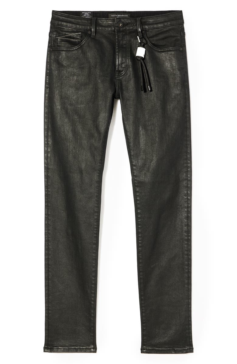 Cult of Individuality Rocker Slim 602 Jeans, Alternate, color, Black Coated