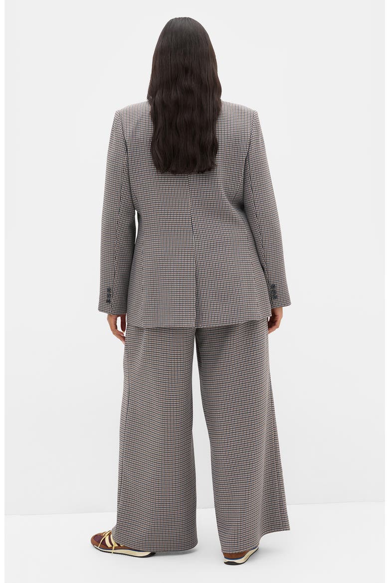 Tiana Plaid Double Breasted Blazer, Alternate, color, PLAID