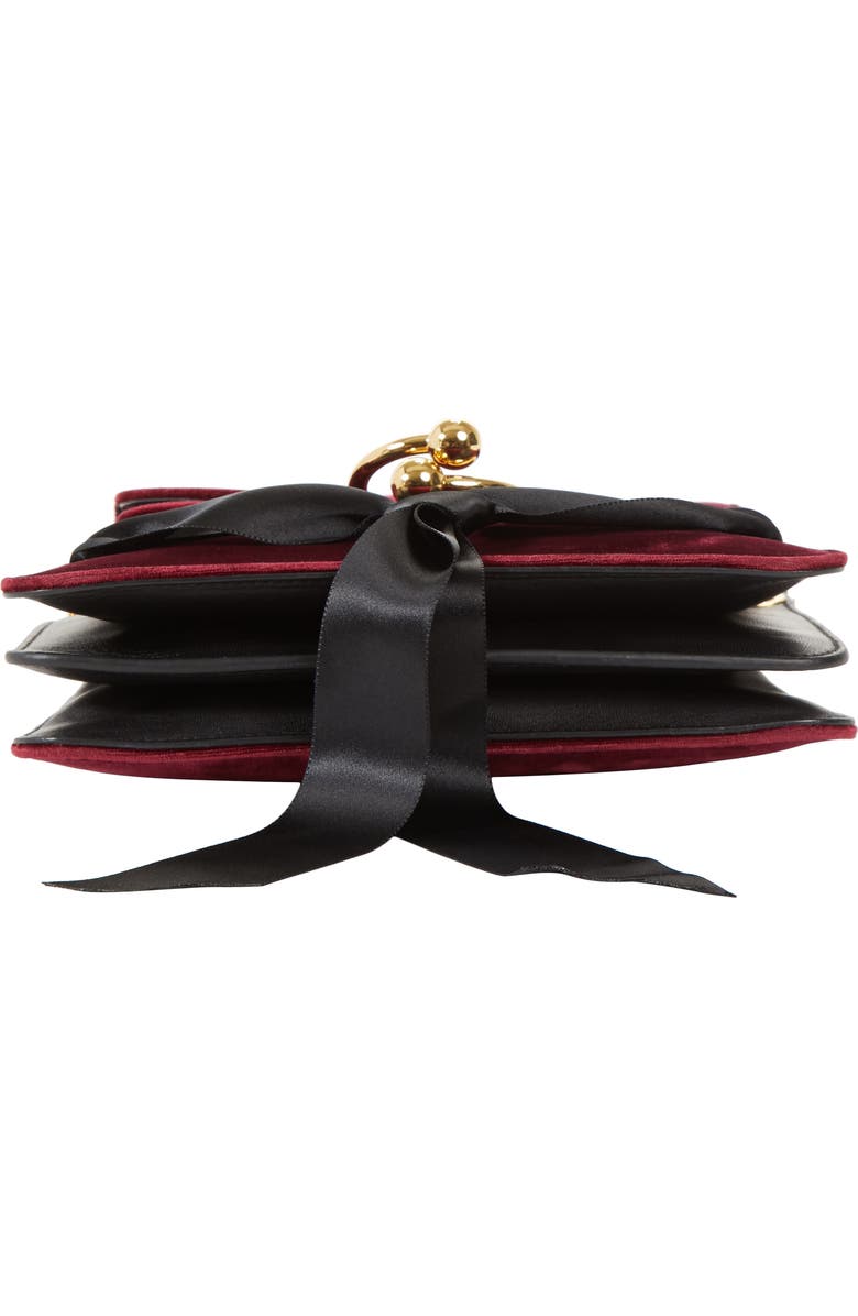 JW Anderson J.W.ANDERSON Mini Pierce Velvet Bag, Alternate, color,