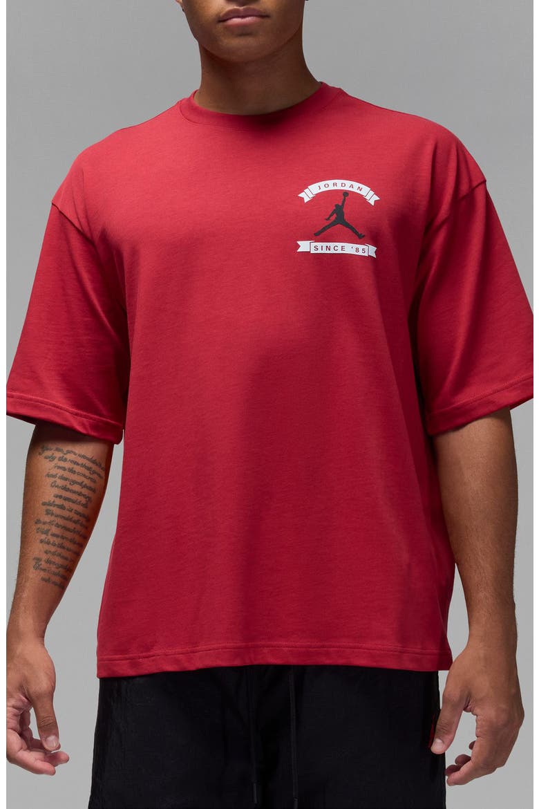 Reissue Oversize Cotton Graphic T-Shirt, Main, color, VARSITY RED