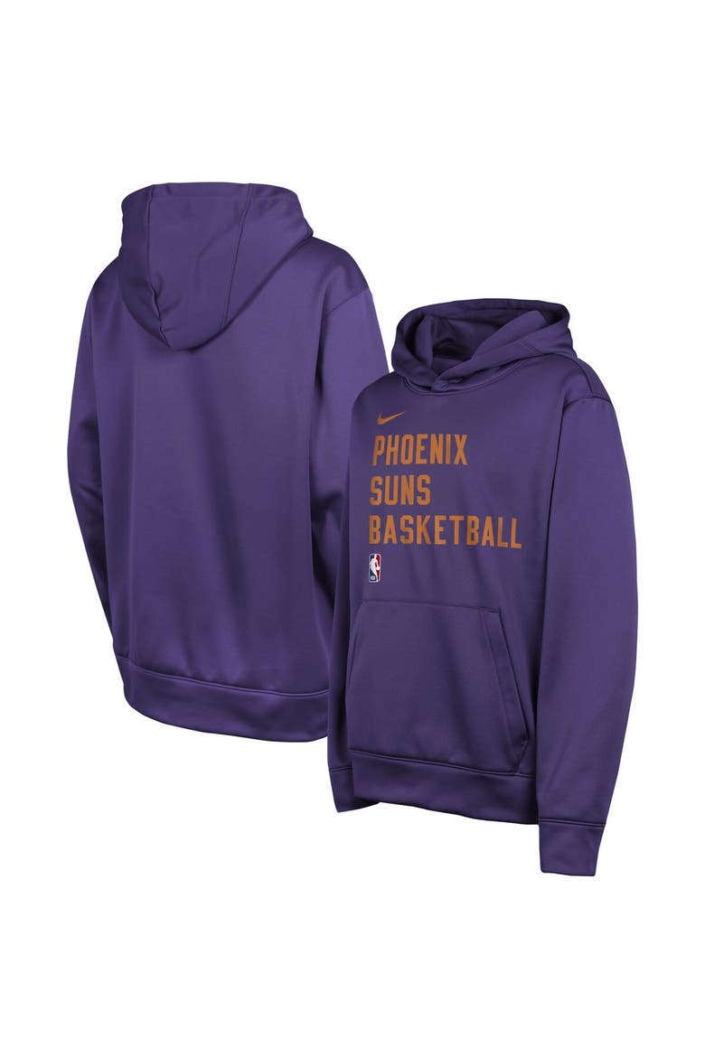 Youth Nike Purple Phoenix Suns Spotlight Performance Pullover Hoodie, Main, color, Purple